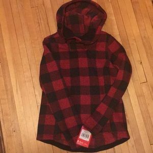 The North Face buffalo plaid fleece